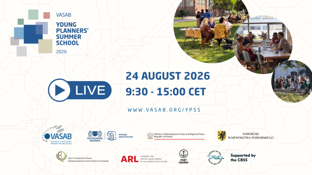 Watch Live: Opening of VASAB Young Planners’ Summer School 2026 featured image