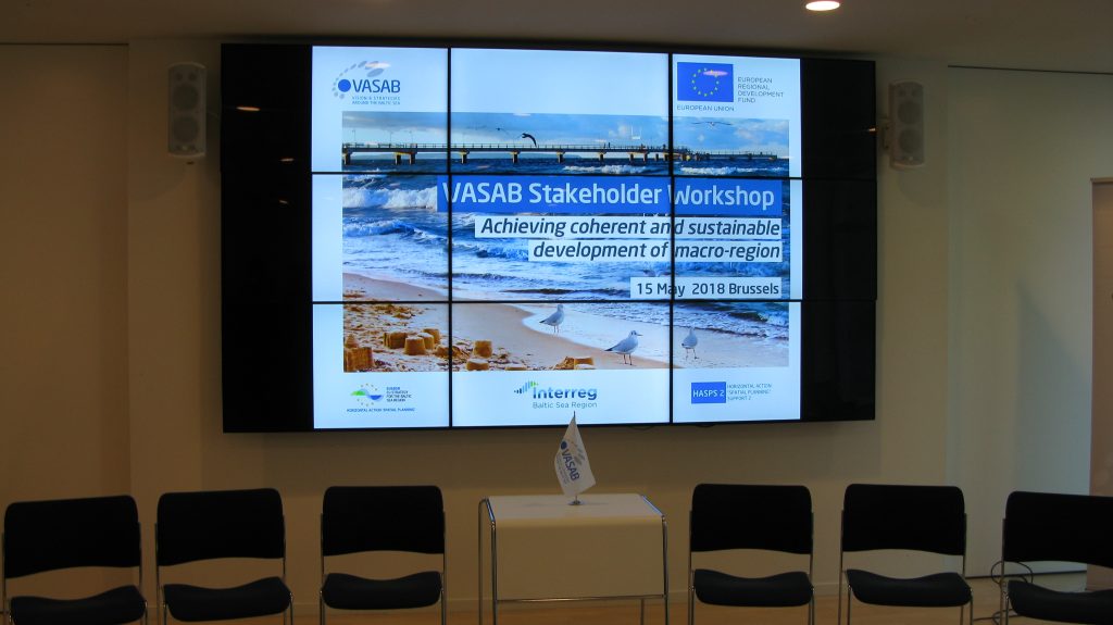 VASAB Stakeholder Workshop on 15 May 2018 in Brussels