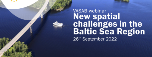 VASAB webinar “New spatial challenges in the Baltic Sea Region