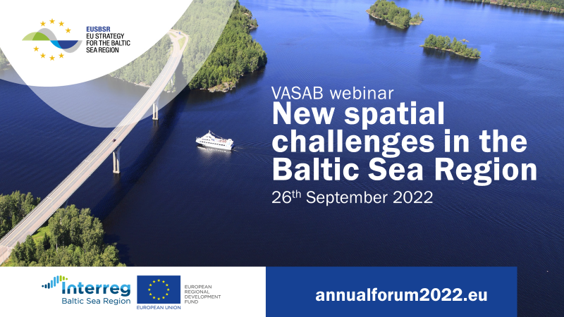 VASAB webinar “New spatial challenges in the Baltic Sea Region”