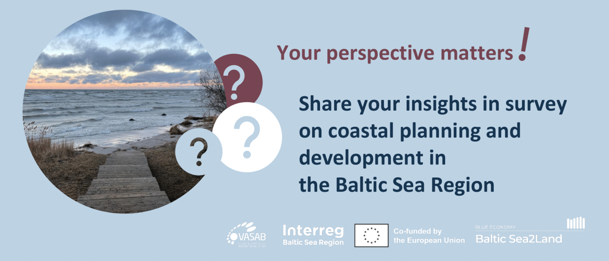 Share your insights in survey on coastal planning and development in the Baltic Sea Region
