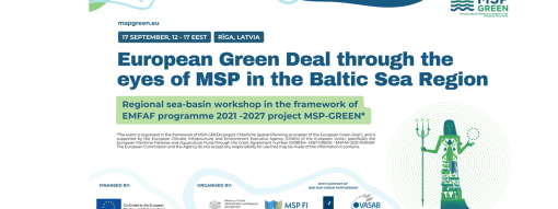 European Green Deal through the eyes of MSP in Baltic Sea Region