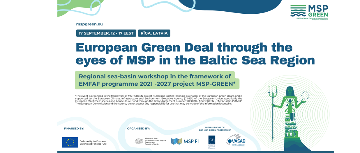 European Green Deal through the eyes of MSP in Baltic Sea Region