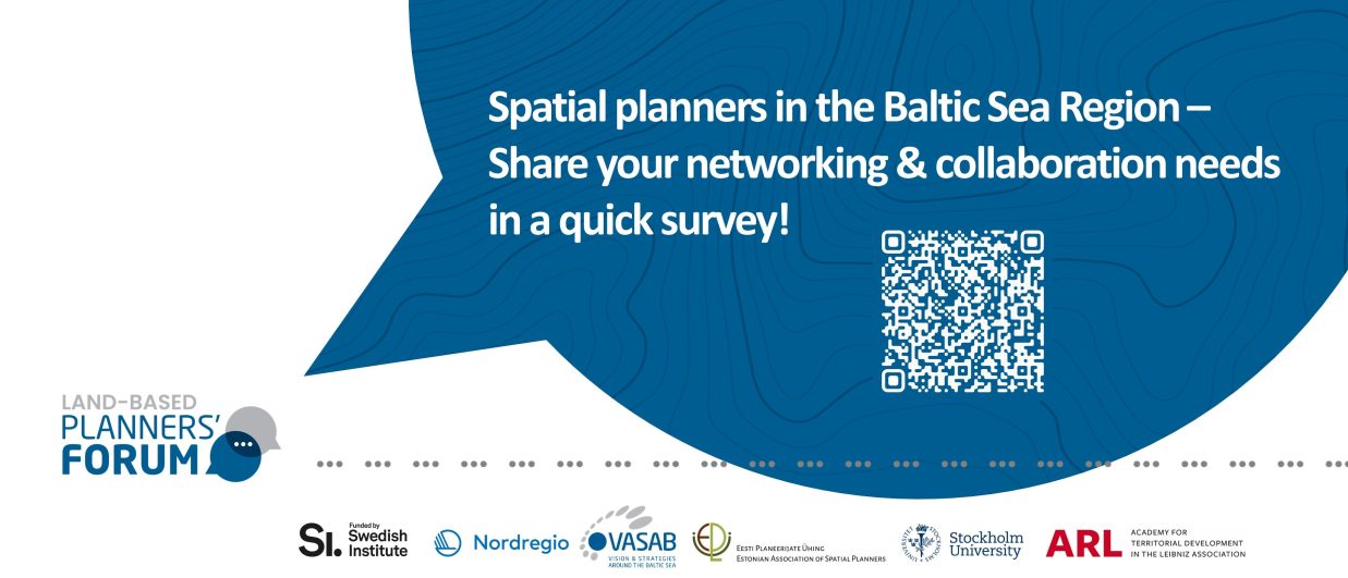 Spatial planners: your expertise counts!