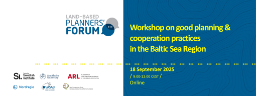 Register for Land-based Planners' Forum workshop