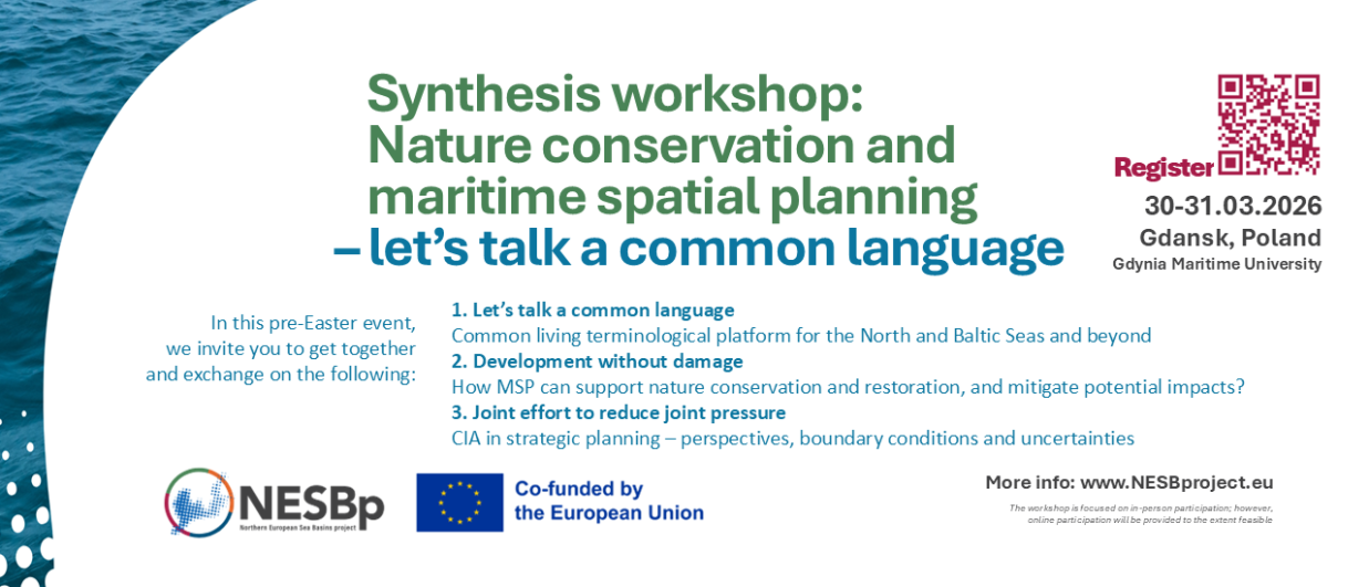 Synthesis Workshop: Nature Conservation and Maritime Spatial Planning – Let’s Talk a Common Language!